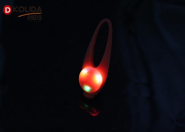Durable Safety Pendant Blinker Paw Shaped Dog LED Light Red / Green / Blue