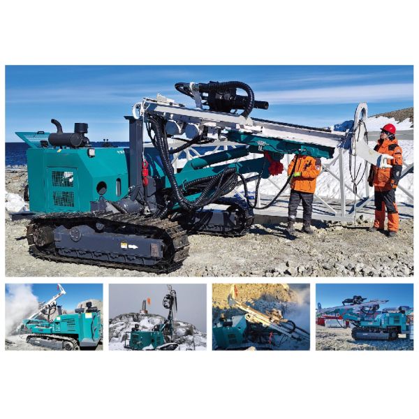 SK666 Micro Pile Drilling Rig with 115-500mm Hole Diameter 76/89/102/114 Drilling Rod Specification and 4/5/6/8/10/12 Hammer for High-Precision Engineering Drilling