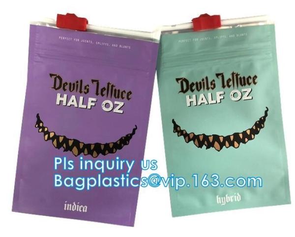 Child-resistant Packaging, Kraft Paper Child Resistant Bag, Opaque Plastic Lockable Medication Bag , Stand Up k Ba