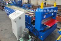 Rollo galvanizado de la hoja de la techumbre del metal que forma la costura automática de la situación de la máquina