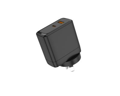 Carregador USB C, INIU 2 portas Carregador Super Rápido 45W Tipo C, PD PPS dobrável USB C Bloco de Carregador de Parede por GaN