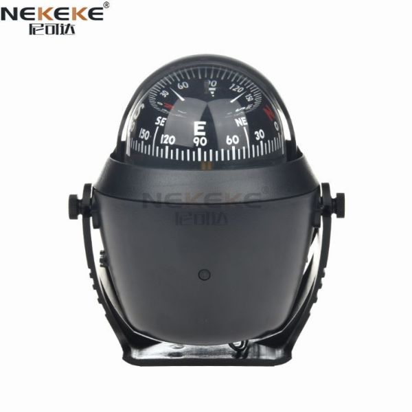 ABS Marine Compass For Boats , Digital Dashboard Compass With Magnetic Declination