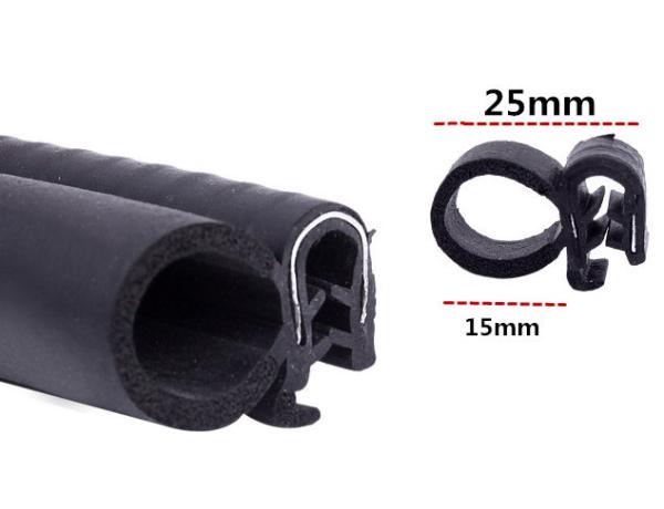 Custom Shape EPDM Black Car Door Sealing Rubber Strip for Automotive Window Sealing System