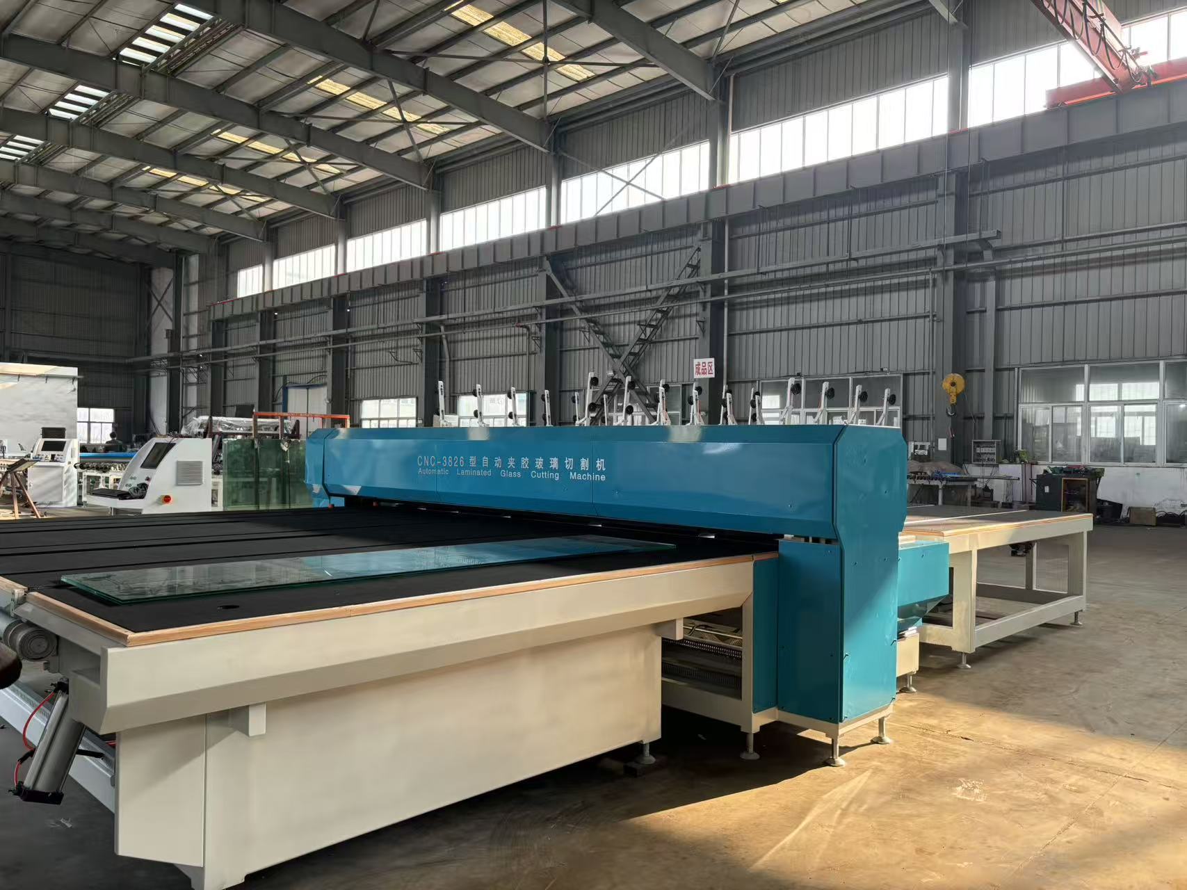 Fully Automatic Glass Cutting Machine for Laminated Glass with CNC EVA Cutting Line Infrared Heating and Automated Loading and Cutting Features