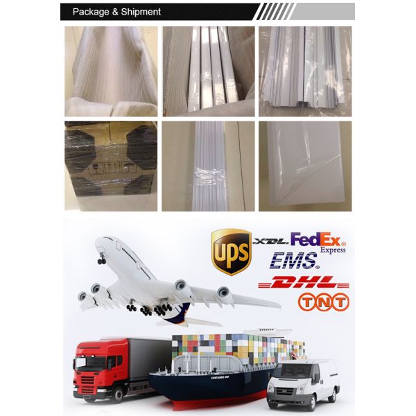 2020 Customized Silver Surface Underground Light Aluminum Strip Profile