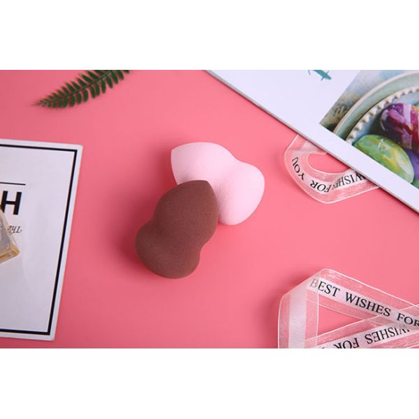 Flawless Beauty Blender Sponge Latex Free Seamless Non Deformation Curved