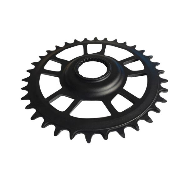 Black Matt Aluminum Extrusion Profiles Powder Coating Automotive Parts