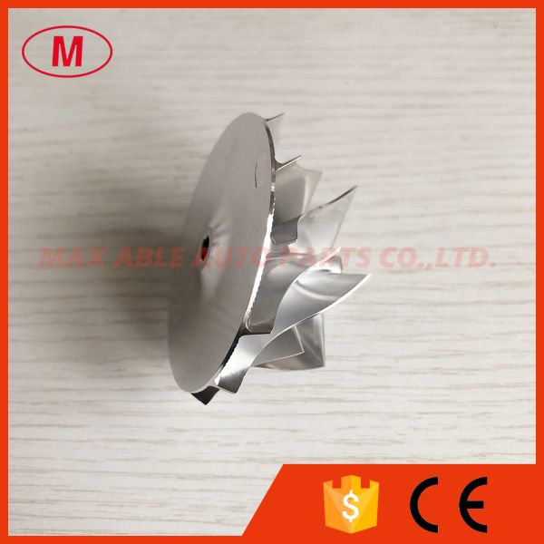 RHF5 forward 44.20/58.00mm 6+6 Blades high performance milling/aluminum 2618/billet compressor wheel for VW