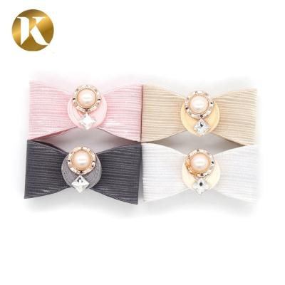 Pearl Simple Style Shoes Decoration Accessories Nickle / Black / Gold Color