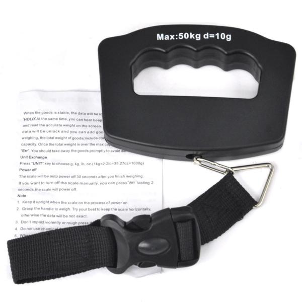 50kg x 10g Brand Portable Electronic Digital Scale,Kitchen Scales Hanging Fishing Hook