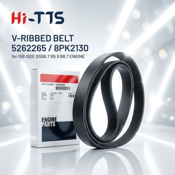 5262265 8PK2130 8PK2120.9 V-Ribbed Belt / Fan Belt for ISB ISDE QSB6.7 B4.5、B5.9、B6.7