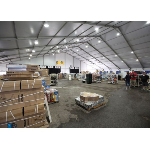 Large clear 35m 850 Sqm Industrial Warehouse Tents For Rent