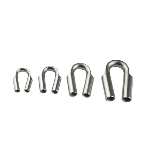 Galvanized 6/8/1/12/15mm Stainless Steel 304 Tubs Thimble for Wire Rope Light Duty Tube Thimble Honghao