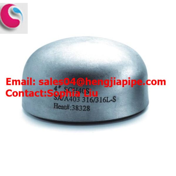 stainless steel 316L pipe cap