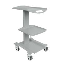 Clinique dentaire Cabinet Clinique dentaire Chariot mobile avec plateau à trois couches Mobilier médical Chariot mobile