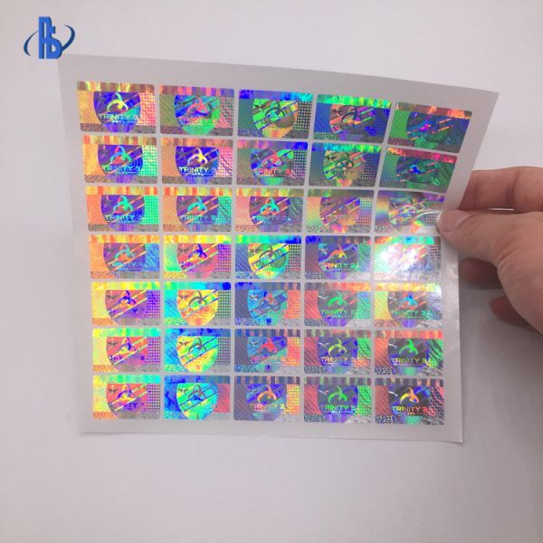 Eco Friendly Tamper Proof Holographic Security Labels For Electronics / Cosmetics