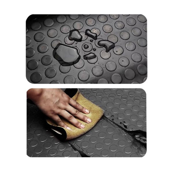 Черноты выскальзывания полового коврика монетки 3MM лист резиновой водоустойчивой анти- резиновый справляясь