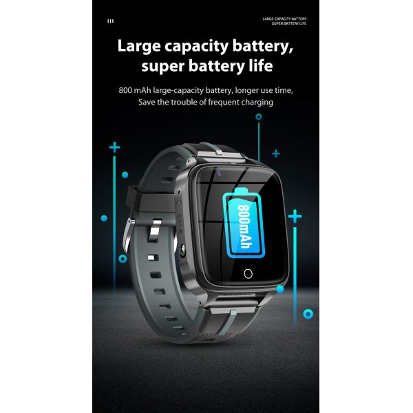 звонок IPS TFT умного браслета тарифа сердца 800mAh 624MHz модемный видео-