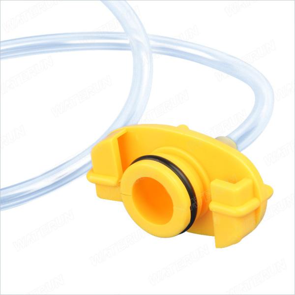 TE Yellow Syringe Barrel Adapters Multi Function Wear Resistant