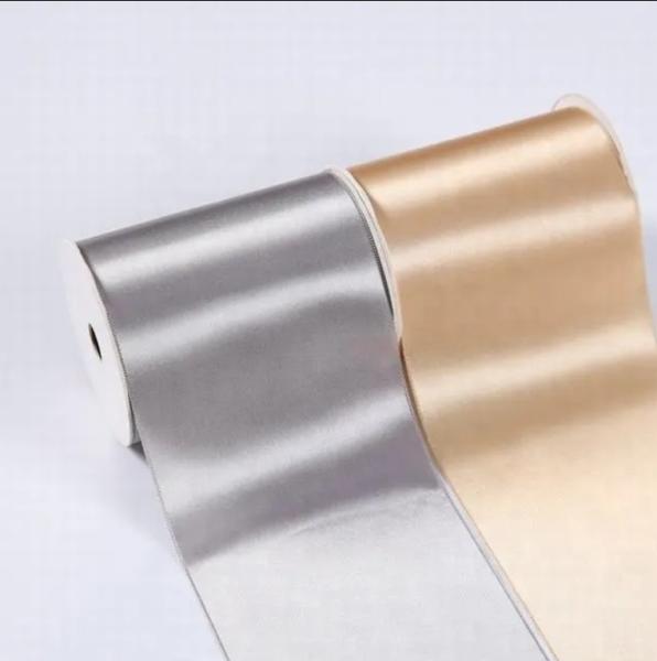 Polyester Decoration Gift Ribbon Satin 10mm 100mm Custom Roll for Packing Christmas