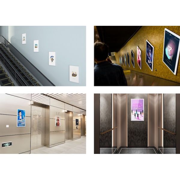 Цвет HD TFT 1.6M стена Signage 32 цифров лифта дюйма установил