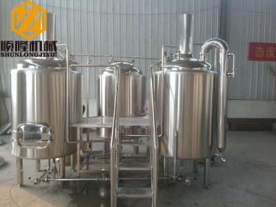 Industrial Automatic Beer Making Machine , 500L 1000L Beer Brewing System