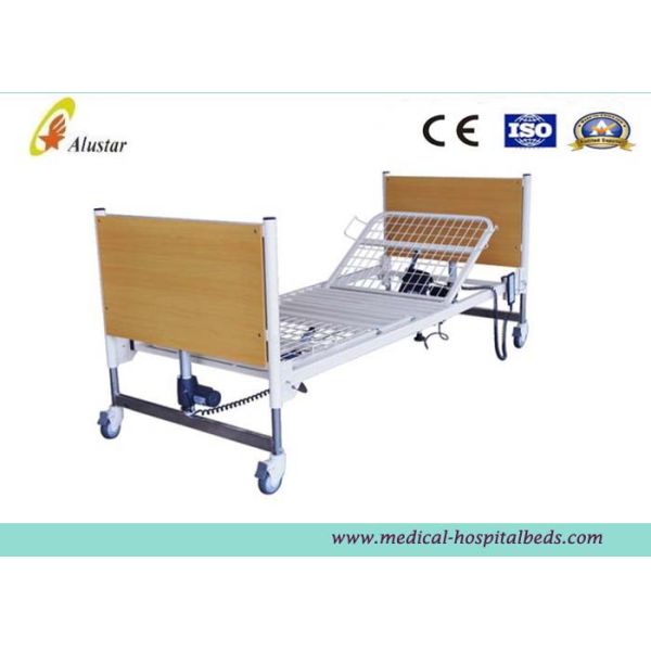 Simple Electric Medical Hospital Beds / Home Care Bed Linak Motor With Mattress (ALS-HE005)