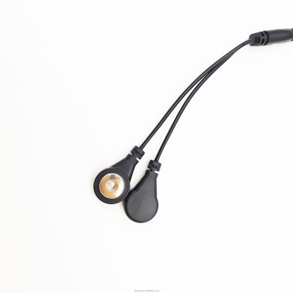 30 см ЭКГ медицинские кабели 2 свинцовые 4,0 мм электроды срывы к RP SMA женский правый угол