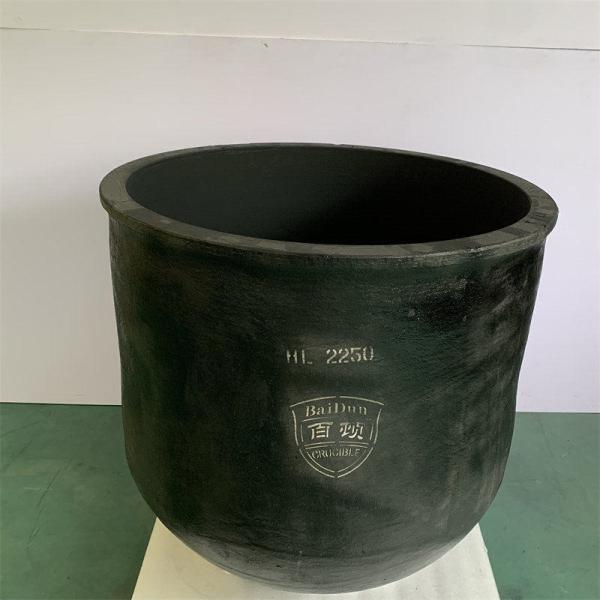 High Oxidation Resistance Metal Melting Crucibles Conventional Silicon Graphite Crucibles Circular