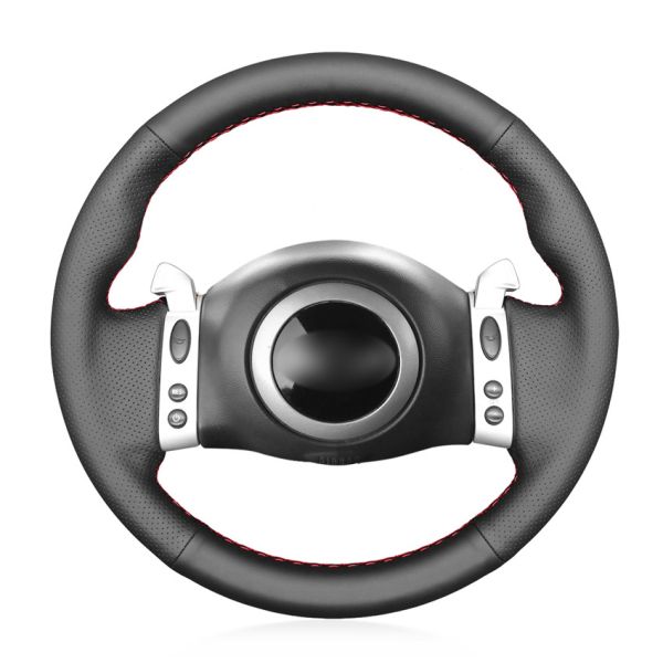 Mini Cooper Hatchback R50 R52 R53 2001-2006 Convertible 2004-2008 Gray Thread Steering Wheel Cover
