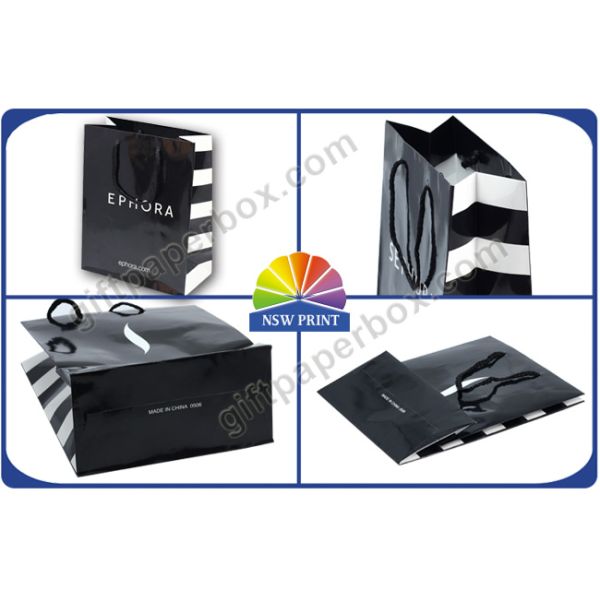 Таможня печатания логоса напечатала бумажные хозяйственные сумки для ботинок/упаковывать одежды/подарка