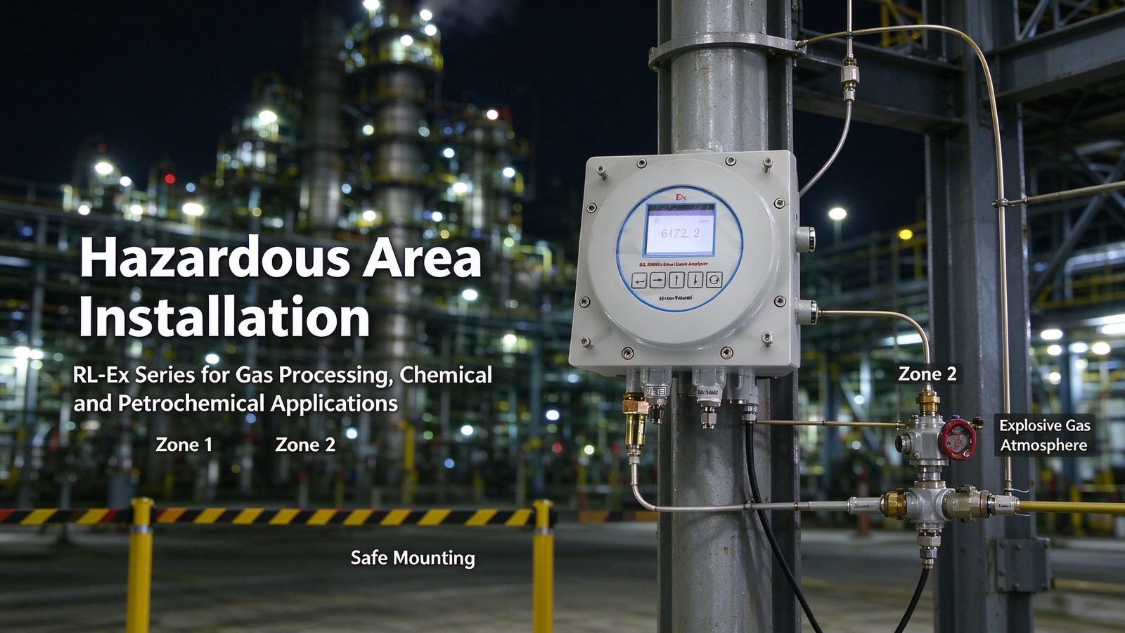 Explosion Proof Portable Gas Dew Point Analyzer Micro Water Analyzer Metal Construction Detector