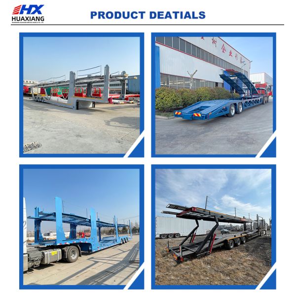 Steel Customization Car Trailers Semi-Trailer Car Carrier with Max Payload of 40T