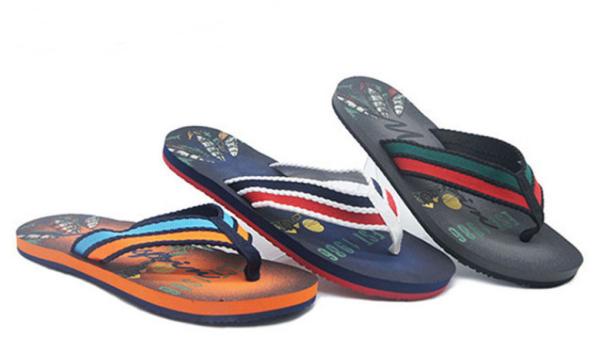 Summer Soft Rubber Slippers Men EVA Brown Outdoor Flip Flop Vendor