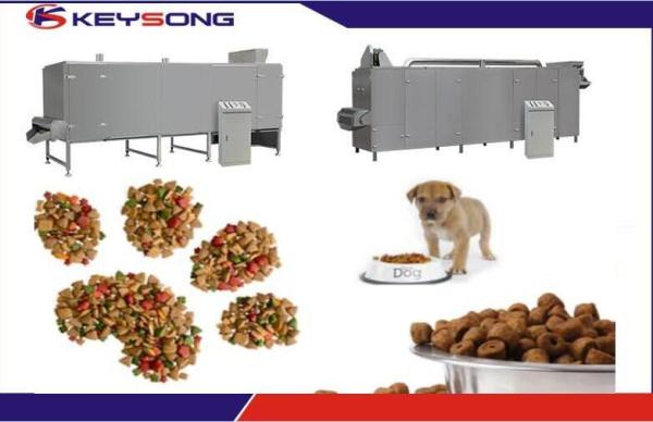 Dry Dog Fish Cat Pet Food Making Machine Twin Screw Extruder Three Phase