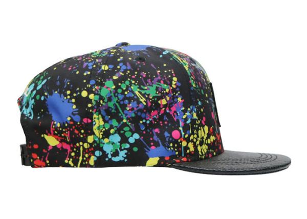 Paint - Splashing Style Womens Snapback Hats , Colorful Hip Hop Snapback Caps