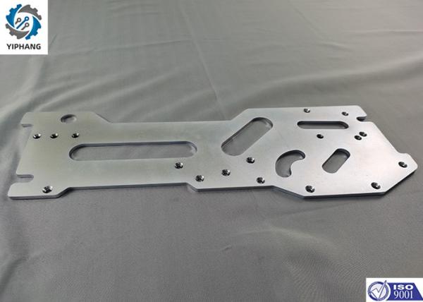 Galvanized Medical Sheet Metal Fabrication 5mm Inspection Equipment Shaft Holder Plate