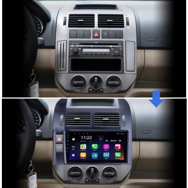 SWC Carplay Volkswagen Touch Screen Radio 12v Audio POLO Car Radio