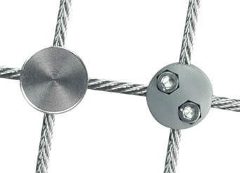 Aisi304 2mm Cable Eye Ends Accessories For Stainless Steel Cable Mesh