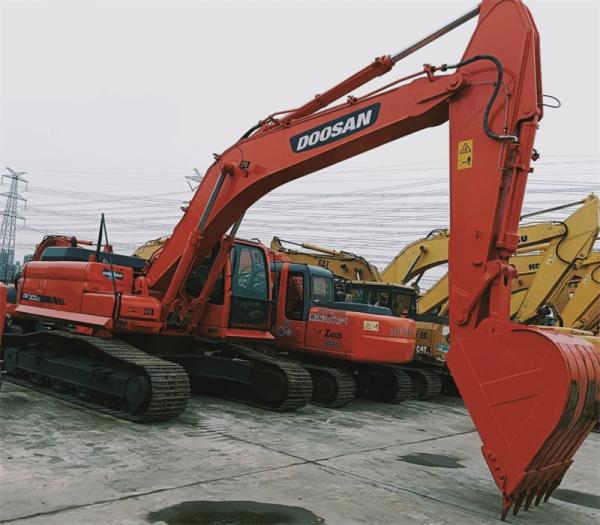 Feito em 2018 Orange segunda mão Doosan DX300LC Excavadora hidráulica para venda