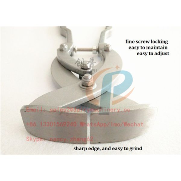 Утеска копыта молочной коровы оборудует нержавеющую сталь обувая плоскогубцы на животное время сбережений