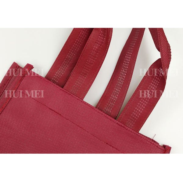 Recycled PP Non Woven Wine Bags 50gsm Printed Wine Bottle Gift Bags