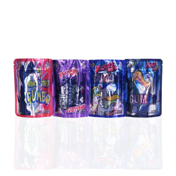 3.5g Aluminized Foil Smell Proof Mylar Packaging Bag 8th Plug Zip Lock Mylar Bags