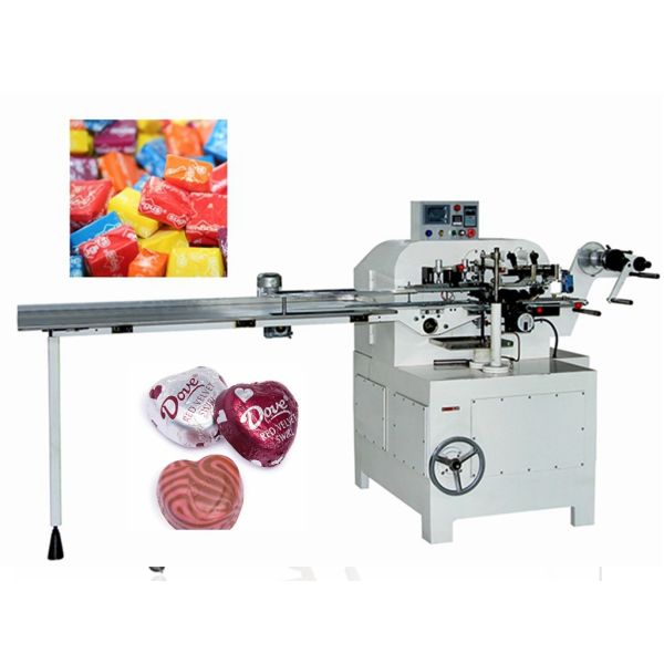 Auto Aluminium Foil Chocolate Packaging Machine / Envelope Fold Packing Machine