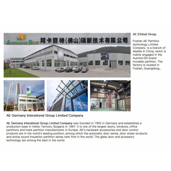 Folding Operable Partition Wall with Sound Insulation Max 56dB Height Up to 18M and 6061-T6 Profile