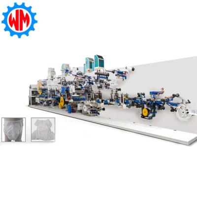 800 pièces/minute Servo complet machine à couches pour bébés Facile à utiliser avec ISO