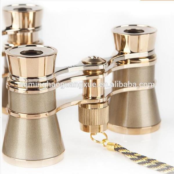 Elegant Metal Binoculars Opera Glasses 3x25 Roof Prism Type
