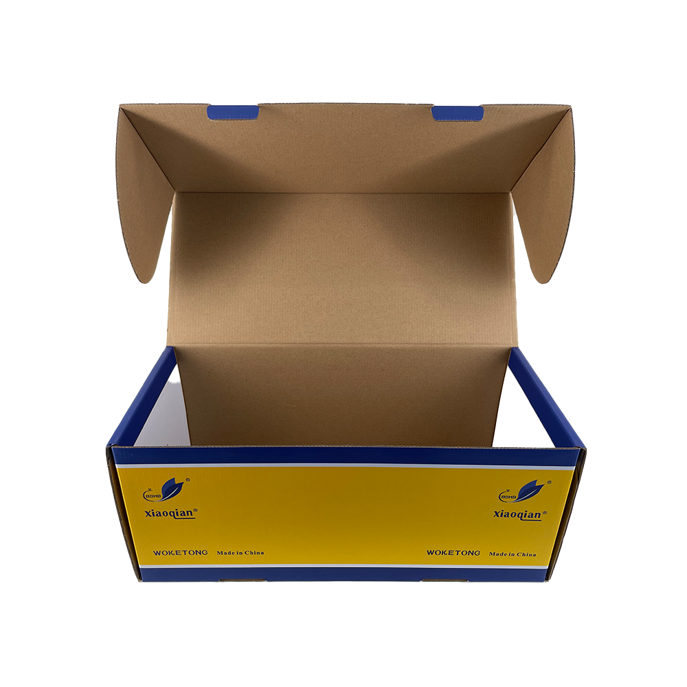 Factory Direct Custom Design Cardboard Box Packaging Corrugated Folder Folder with UV Coating Logo Flexography Paper Box