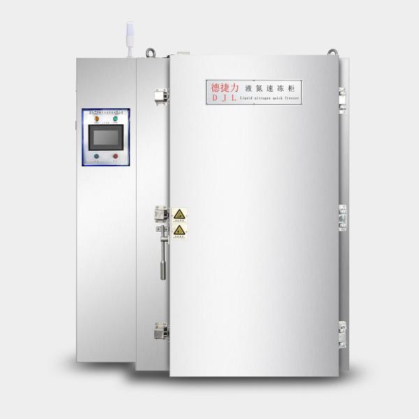 150 congelador 1800mm do túnel do nitrogênio de líquido da câmara 2.5kw de Cryo da casa do Kg/H