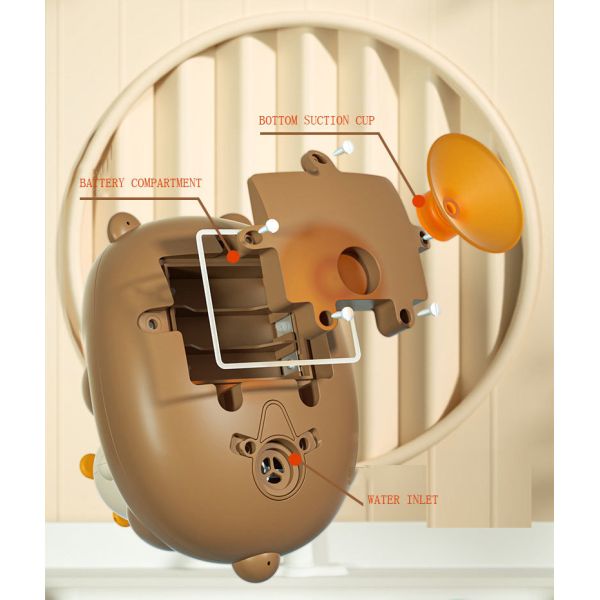 Water Spray Toy for Kindergarteners Hugging Baby Bear Shower in Electric Bathroom